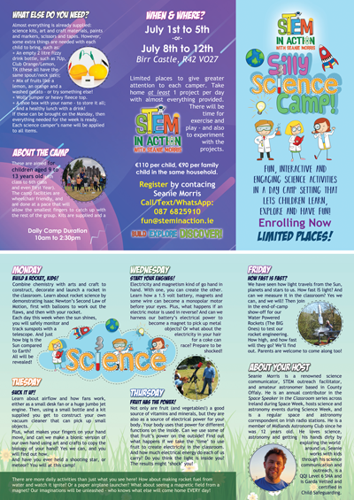 Summer July 2024 Science Camp